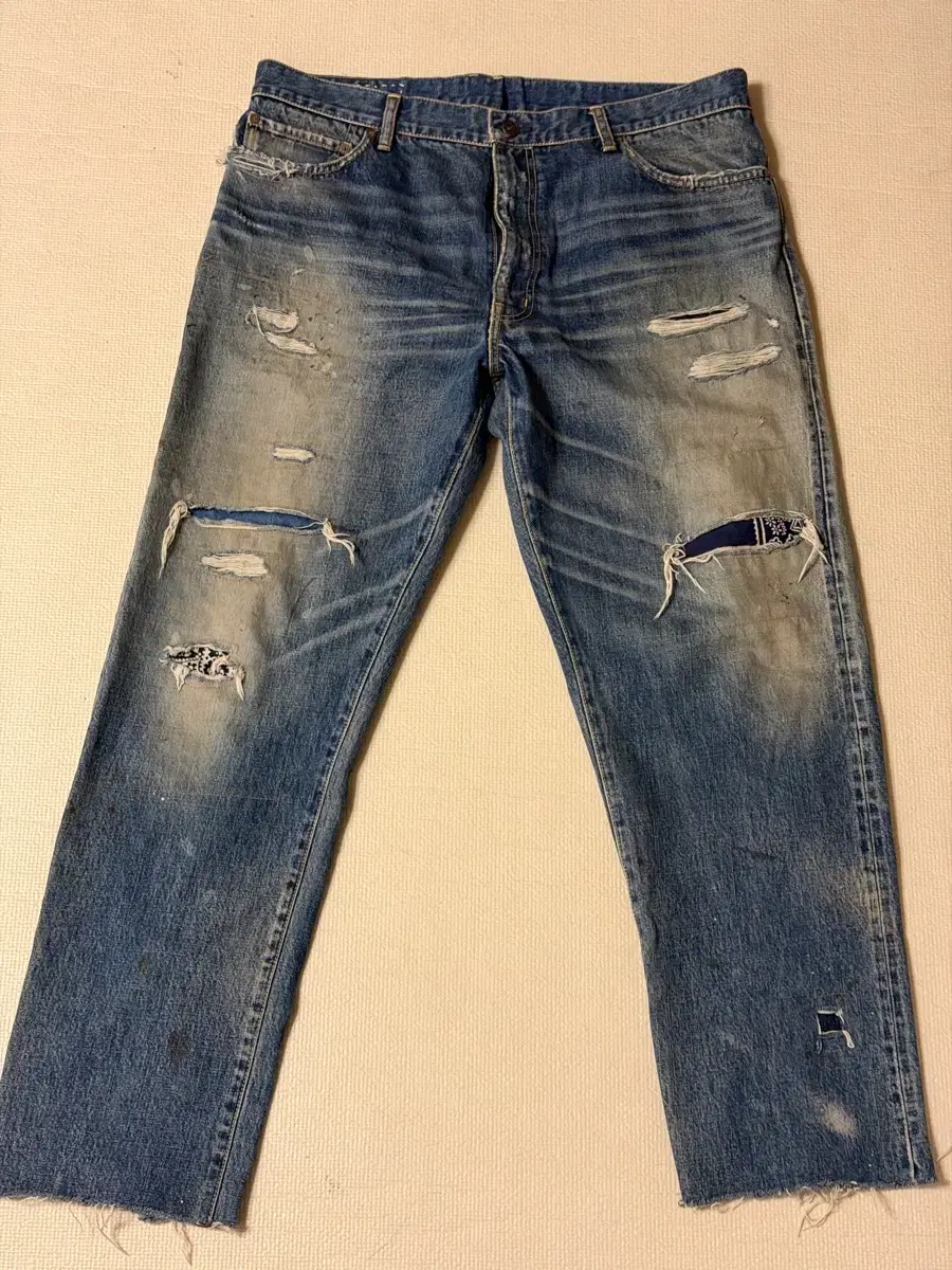 4) visvim 26ss tiller pants dmgd 브라운 | 브랜드 중고거래 플랫폼